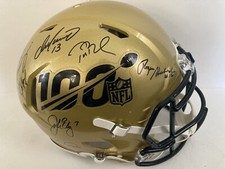 TOM BRADY NFL 100 QB Signed Auto Authentic Helmet COA Manning Montana Marino