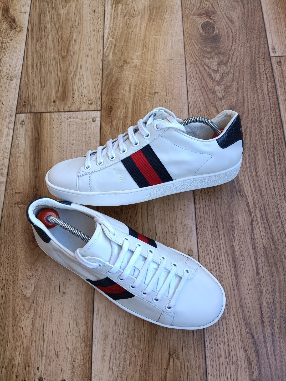 Baskets GUCCI ACE CUIR TAILLE 38 EU, 8 US, 6 UK