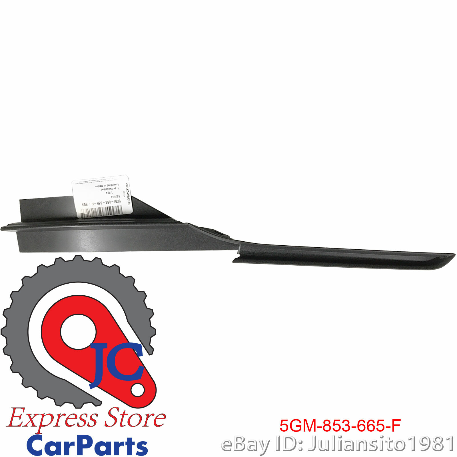 5GM853665F 9B9 VOLKSWAGEN GENUINE OEM GOLF FRONT LEFT COOLING AIR 