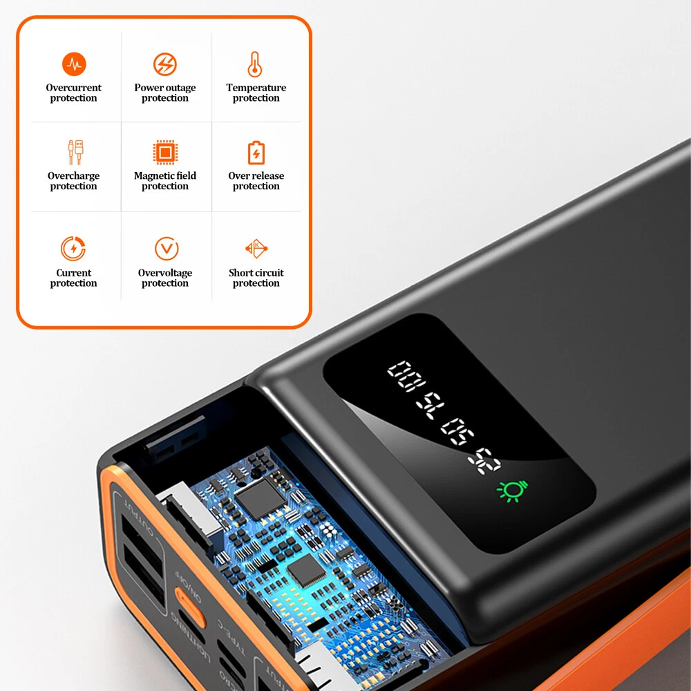 Power Bank 30000mAh 30W Charging Portable External Battery Backup For Cell Phone Power Bank 30000mAh 30W Charging Portable External Battery Backup For Cell Phone