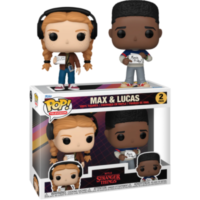 Stranger Things: Season 4 - Max & Lucas Pop! Vinyl 2-Pack