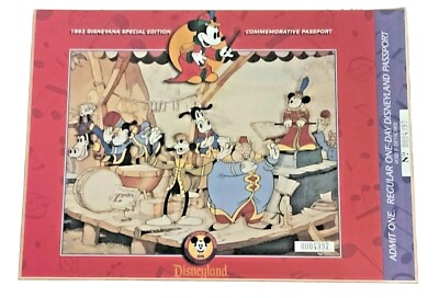 その他 OFFICIAL disneyana convention passport Framed Disneyana Convention Disneyland Passport Ticket