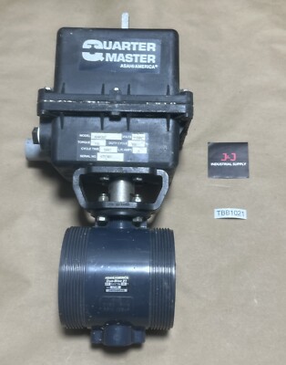 PREOWNED Asahi Quarter Master A94M2WJ Actuator 115VAC W/ Duo-Bloc 21 Ball Valve