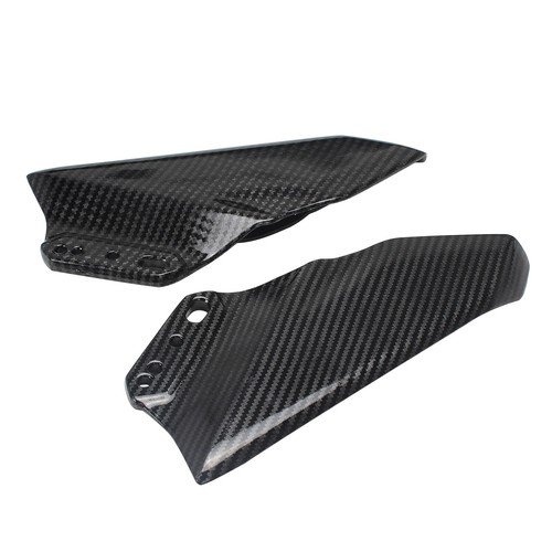 Front Aerodynamic Winglet Street Sport Bike For Honda Yamaha Kawasaki BMW Ducati - Picture 8 of 12