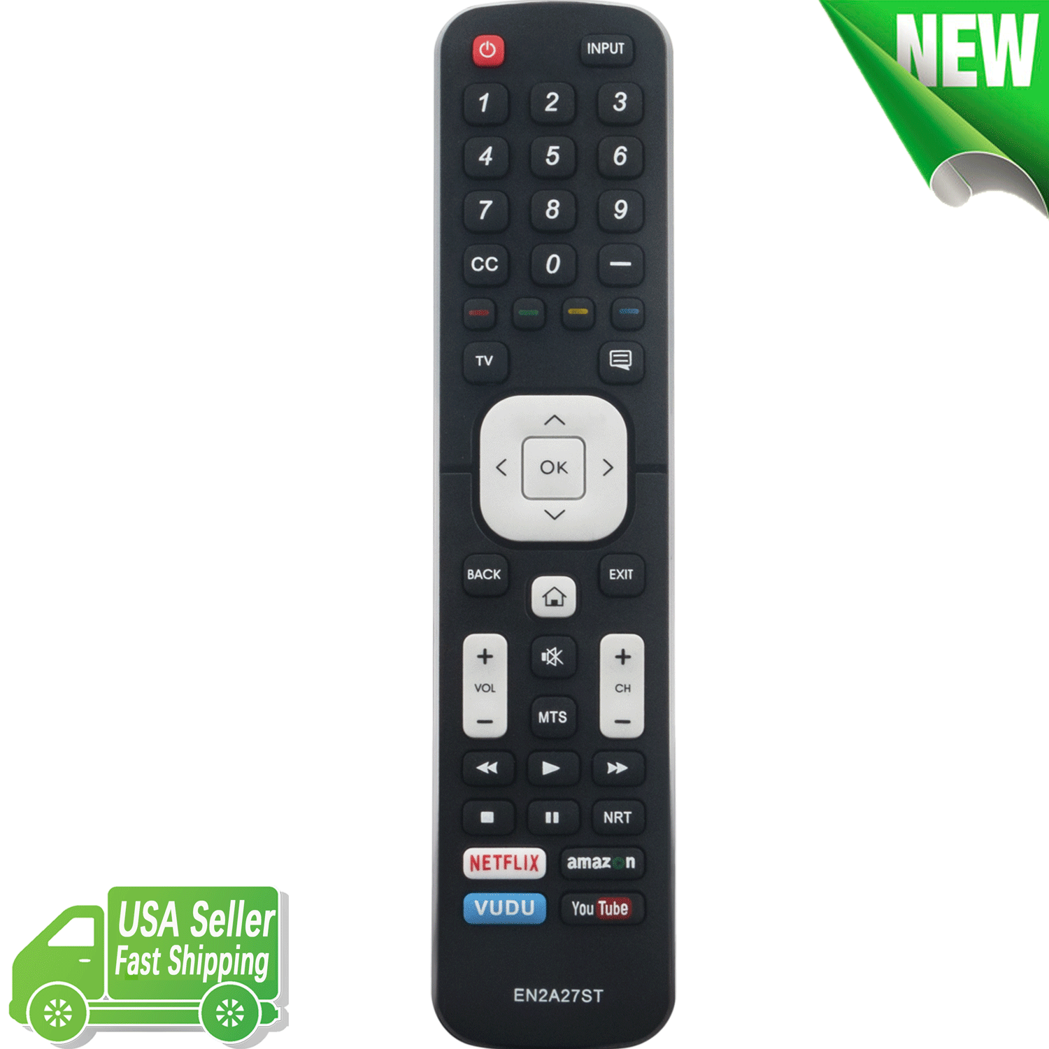 EN2A27ST Replace Remote Control for Sharp TV LC32P5000U LC50Q5000U LC