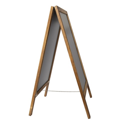 Folding A-Frame Blackboard Double Sided Chalkboard Menu Board Drawing Art Craft - Picture 8 of 15