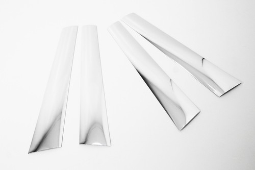 Chrome PVC B-Pillar Garnish Molding Trim 4P Silver A575 for Chevy CRUZE 2009~15 - Picture 12 of 12