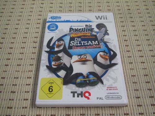 Les pingouins de Madagascar Dr. Seltsam revient pour Nintendo Wii dans son emballage d'origine - Photo 1/1