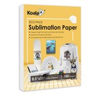 Papier de sublimation Koala 8,5 x 11 100 pièces imprimante à sublimation transfert de chaleur