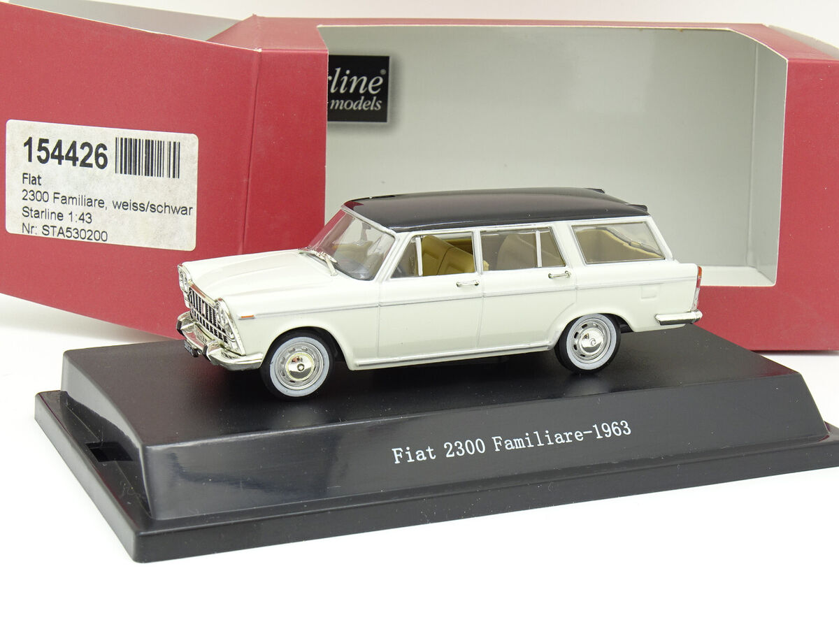 Starline 1/43 - Fiat 2300 Familiare Break Blanche 1963 | eBay Starline 1/43 - Fiat 2300 Familiare Break Blanche 1963 | eBay
