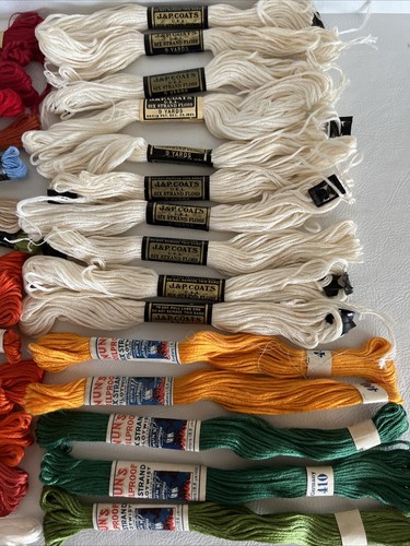 Vintage J & P Coates, Nun’s, Royal Society BOILPROOF Embroidery Floss - 31 Total - Picture 3 of 3