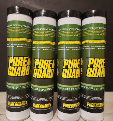#ad #ad PUREGUARD HIGH TEMP EXTREME PRESSURE GREASE NLG1 2 HEAVY DUTY 4 PACK $25.99