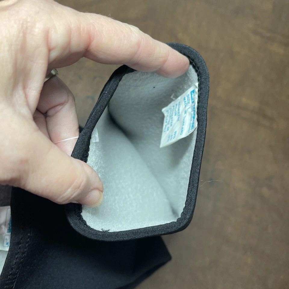 Forros de botas de neopreno/nailon negros vintage Hodgman para hombre talla L grande Foto 4 de 4