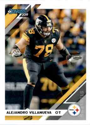 2019 Panini Donruss Alejandro Villanueva Pittsburgh Steelers #217