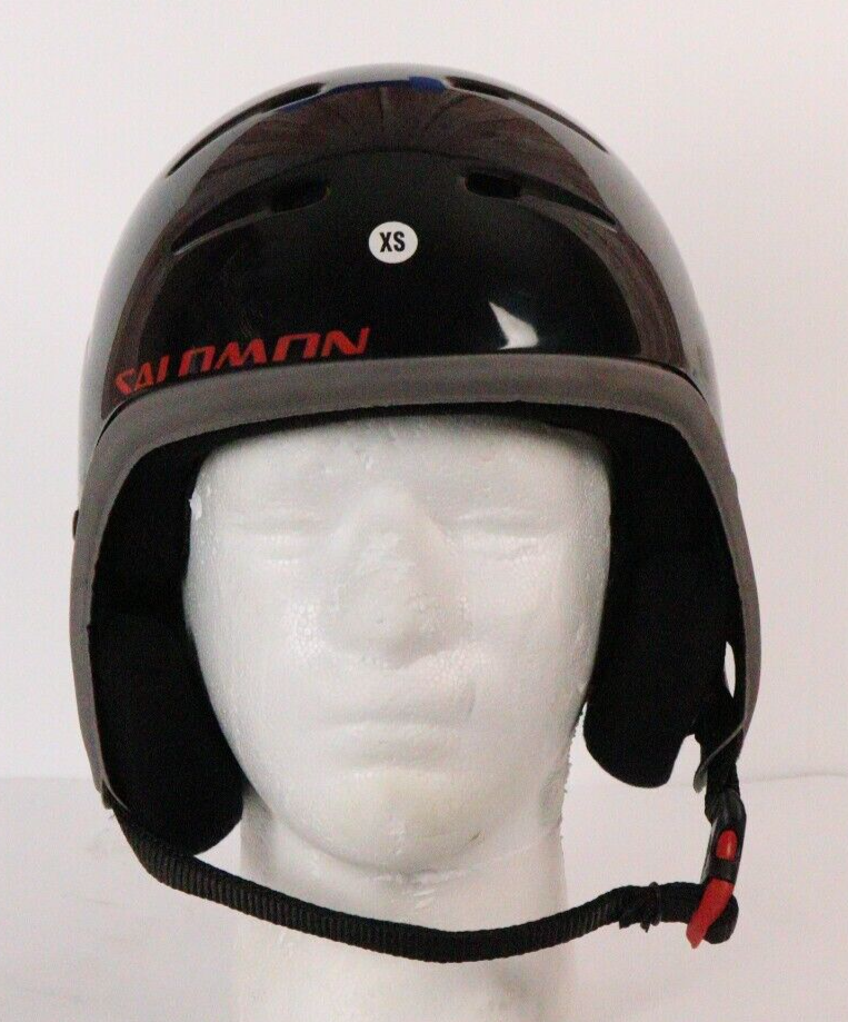 Casco Salomon Karamba nero taglia XS 53 54 cm EN 1077 ASTM F2040 sci snowboard