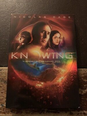 1-Disc DVD - Knowing (2009, Widescreen) w/ RARE & OOP Slipcover