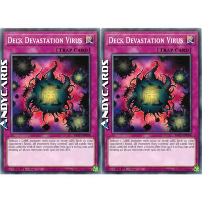 2x DECK DEVASTATION VIRUS   (Virus Devasta Deck)   Common   SR13 EN038   1Ed