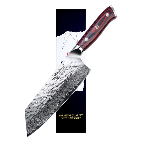 KEEMAKE Kitchen Knives Damascus Steel Nakiri Knife Chef Knife Cutting Tools - Foto 12 di 48