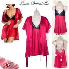 NWT Linea Donatella Women's L Secret Wish 3-Pc. Babydoll Set SRW043 68
