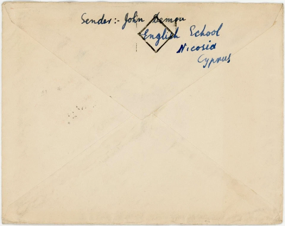 CYPRUS 1947 LONG LETTER JOHN DEMOU - Image 3 of 4