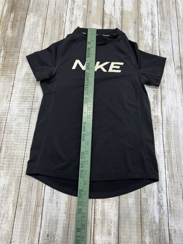 Nike Kids Boys NSW Club Crew Sweatshirt & Shirt Sleeve Nike Pro Shirt Black XS - Picture 8 of 11