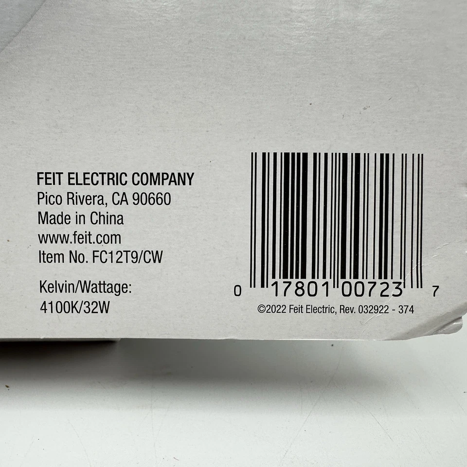 Feit Electric Circle Fluorescent Cool White 4100K T9 32W Light Bulb - Image 3 of 3