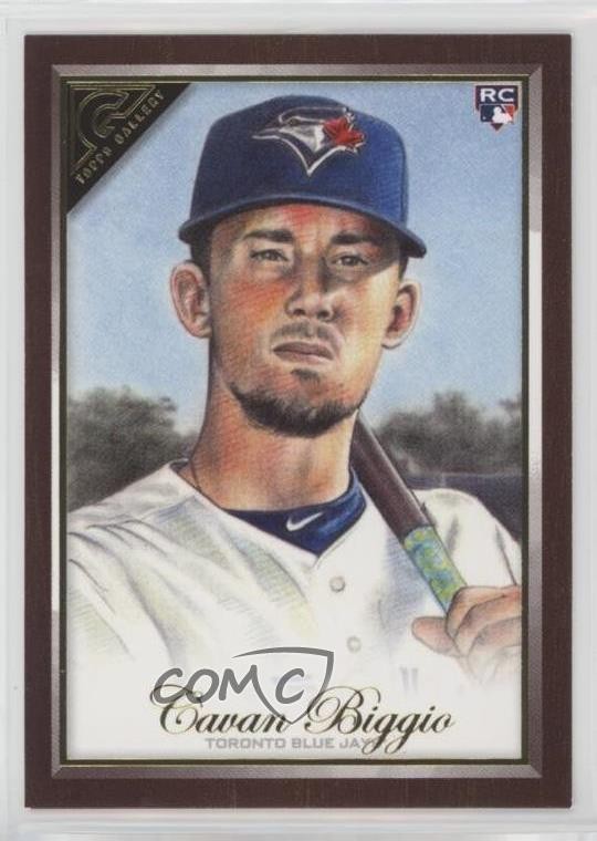 2019 Topps Gallery Canvas Wood Cavan Biggio #138 Rookie RC 0a3