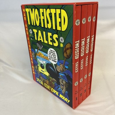 EC Comics Two Fisted Tales Hardcover (HC) Vol 1-4 - Russ Cochran Box Set (1980)