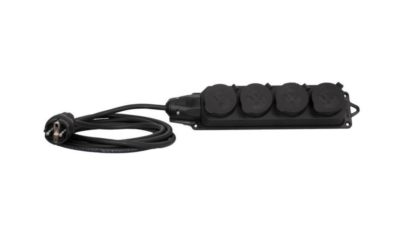 Преобразователь частоты listwowy gumowy 4x230 В(4x2P+Z) OPD (H07RN-F) 3x2,5-3м
