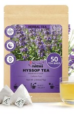 Hyssop Tea Bags Herbal Caffeine-Free Support Digestion 50 Tea Bags