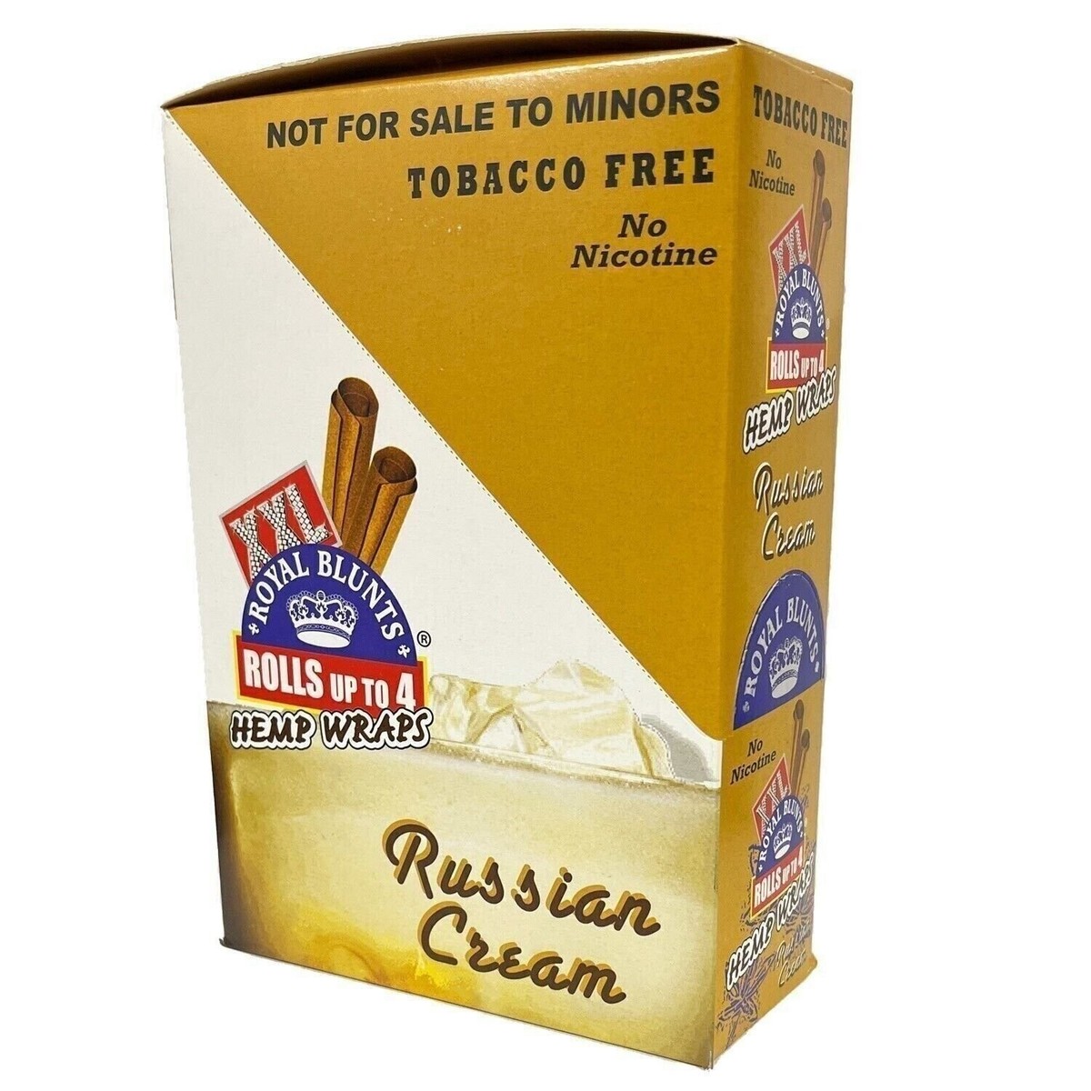 Royal B Russian Cream - XXL Wraps - Box of 25