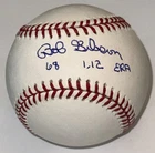 Bob Gibson signed St. Louis Cardinals autographed “1.12 ERA 68" baseball JSA COA