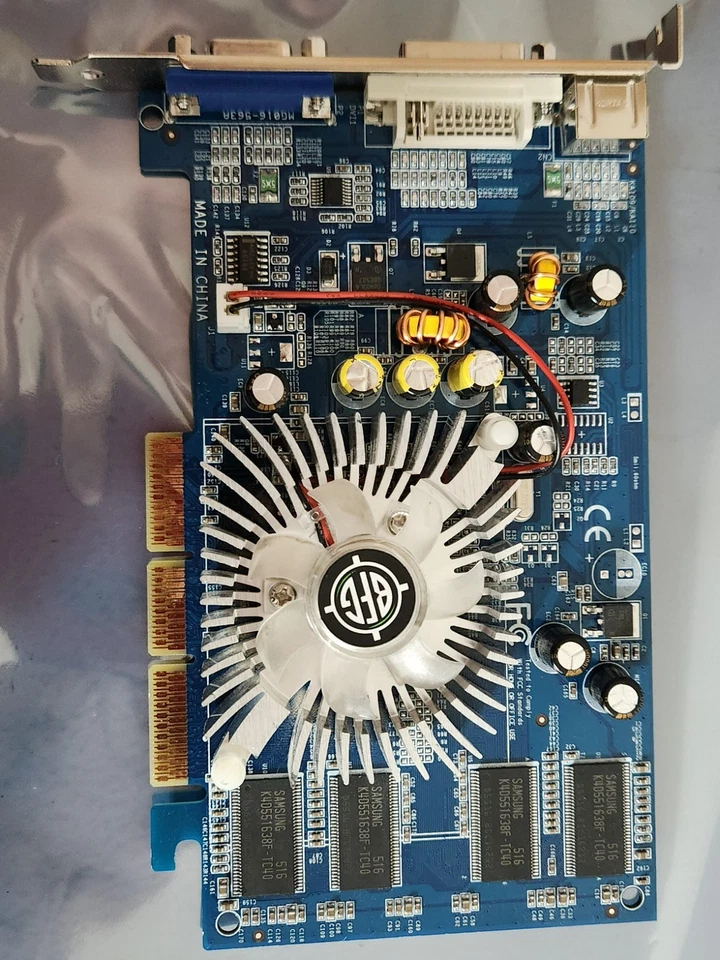 AGP Card GeForce 6200A D128M BFGR6200OC DVI VGA TV - Image 2 of 4