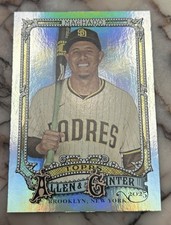 2025 Topps Allen & Ginter Silver Portrait Parallel #134 Manny Machado, San Diego