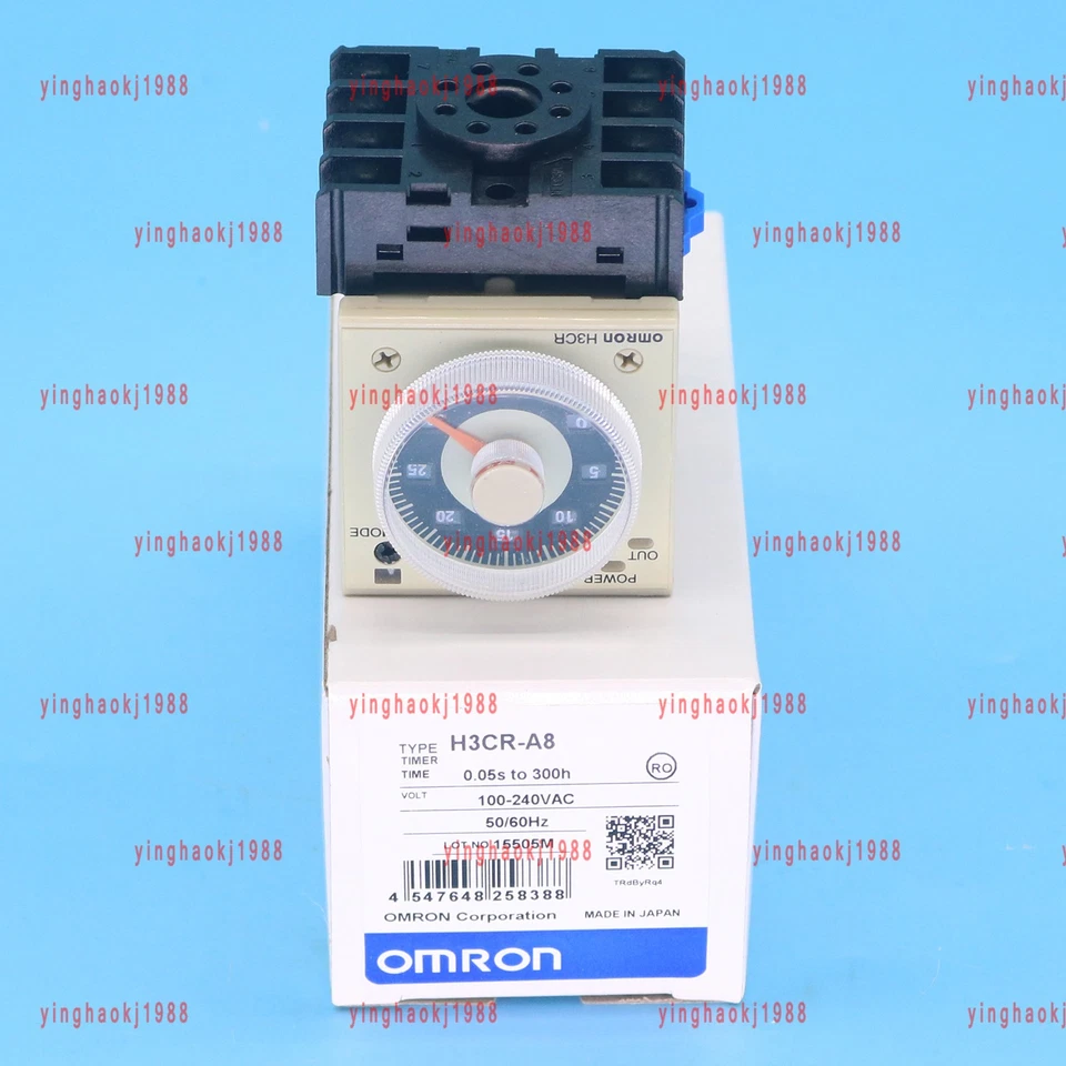 NEW IN BOX OMRON H3CR-A8 ( H3CRA8 )Timer 100-240VAC Free shipping - Image 4 of 4