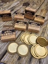 Vintage Kerr "63" Lids 6 BOXES OF 12 All Canning Fits All 63 Jar 72 Total