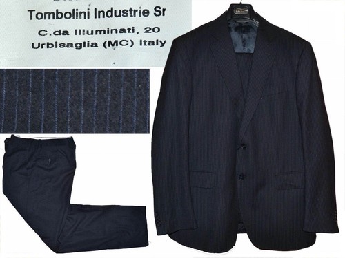 MICHELE D´AMBRA by TOMBOLINI Suit 54 EU/ 44 US / 44 UK Made Italy TM01 T3G - Picture 7 of 9