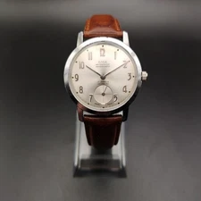 Liga Vintage Watch Full Stainless Steel 35mm Movt. A.Schimdt 1130 From '60