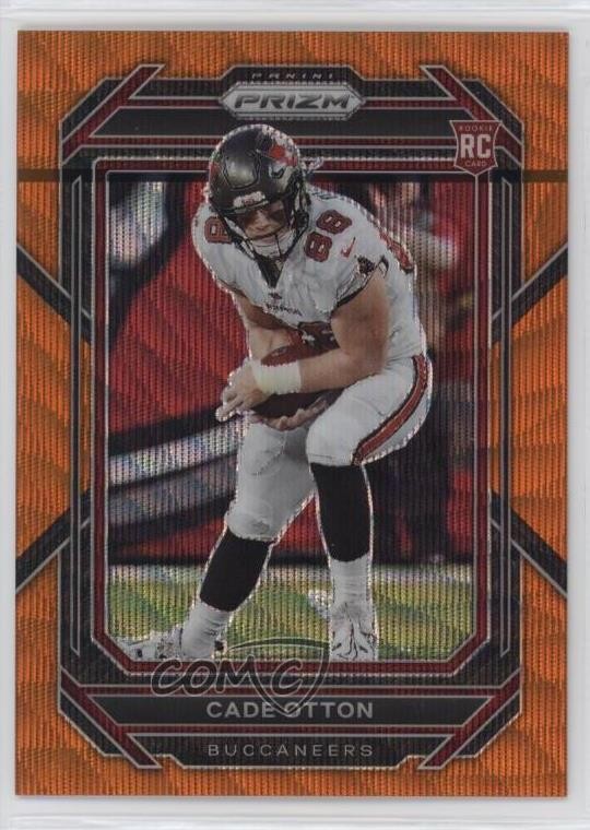 2022 Panini Prizm Rookies Orange Wave Prizm 33/60 Cade Otton #362 0qr6
