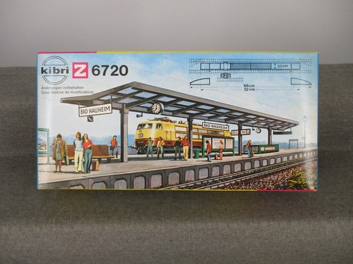 Kibri escala Z B-6720 kit plataforma "Bad Nauheim" sin construir en embalaje original | Zustand: Gebraucht