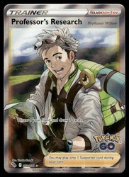 Professor's Research (Full Art) 078/078 Pokémon GO