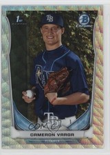 2014 Bowman Draft Chrome Silver Wave Refractor 23/25 Cameron Varga #CDP57 0e3