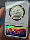 1959 P NGC MS64 Franklin Half Dollar 50c US Mint Silver 1959-P MS-63 Blast White — photo 2