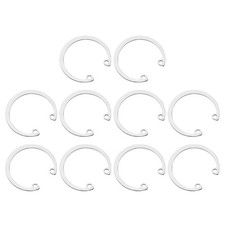 10Pcs 42mm Internal Retaining Ring Circlip, Internal Circlip Snap Rings, Silver