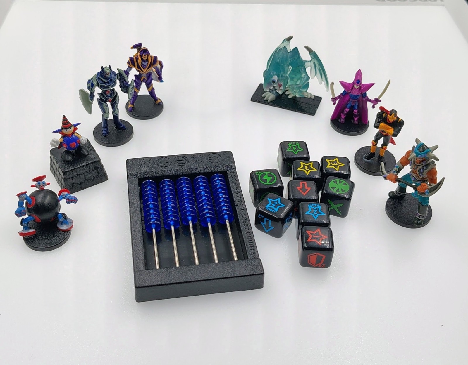 YU-GI-OH Dungeon Dice Monsters Assorted 9 Pcs 9 dice 2002