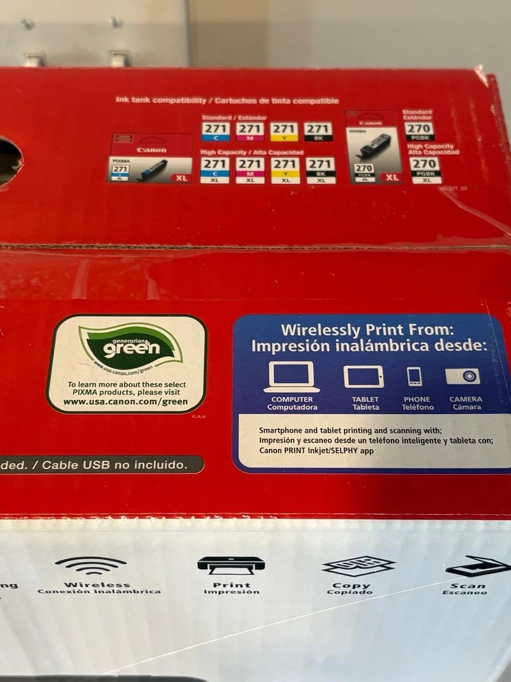 BRAND NEW Unopened Canon Pixma TS5020 Printer - Edible Printing compatible - Image 3 of 3