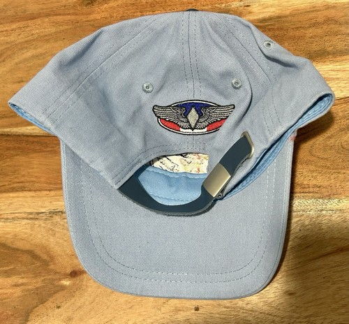 Air Force USAF Fifinella Wasp Unisex Light Blue Strapback Cap Hat - Picture 3 of 6