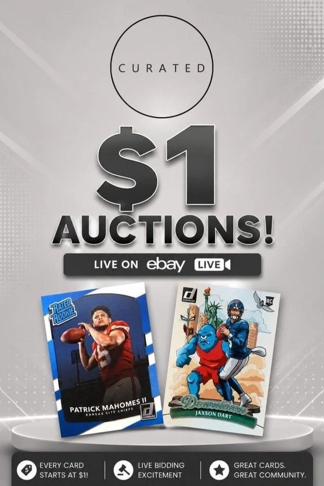 Pop Up Football Singles! $.99 Starts w/ Jacob