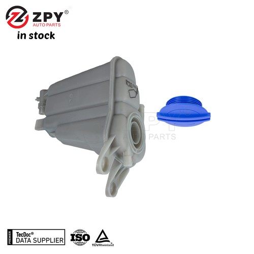 ZPY Engine Coolant Expansion Tank W/Cap For Audi A4 A5 Q5 Quattro 2.0 8K0121403Q - Picture 5 of 6