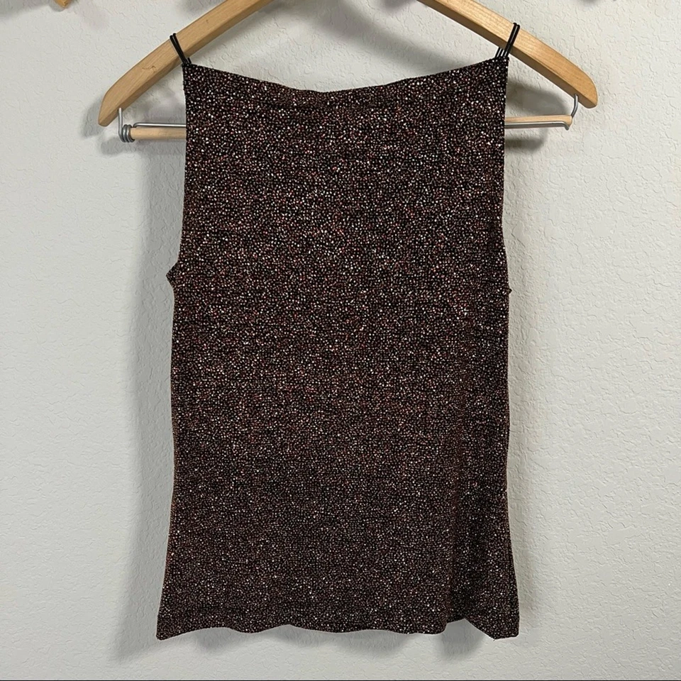 复古 My Michelle 闪耀方领背心,尺寸 L — 第 4/4 张图片